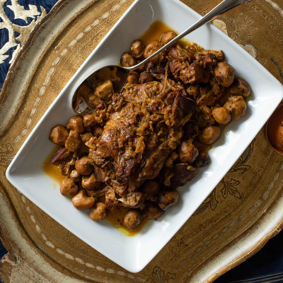 Épaule d'agneau aux terfass